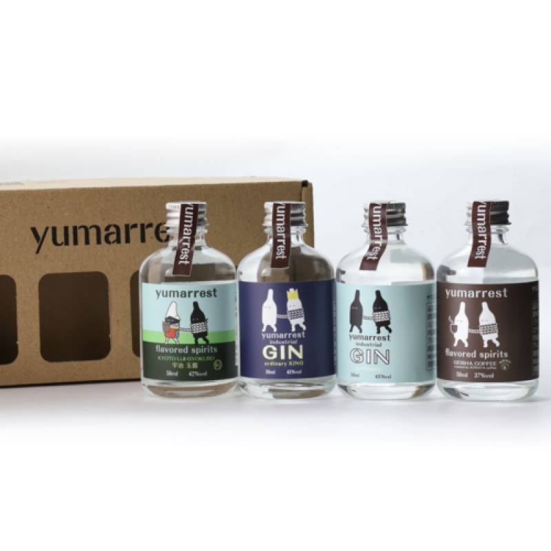 ヤマレスト 4本セット 50ml × 4本 専用箱付き Yumarrest Ordinary GIN
