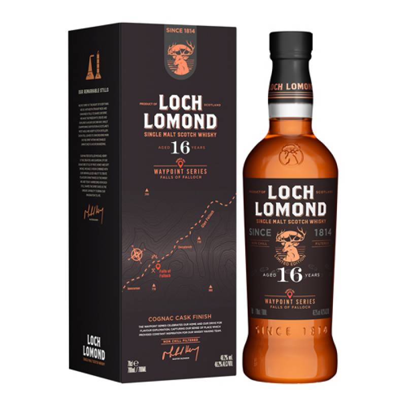 ロッホローモンド 16年 46.2度 700ml スコッチ ウイスキー loch lomond scotch whisky ウェイポイントシリーズ  FALLS OF FALLOCH<br>ハイランド シングルモルト ウイスキー 長S