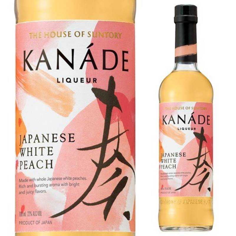奏 KANADE 白桃 40度 700ml<br>サントリー リキュール ジャパニーズ