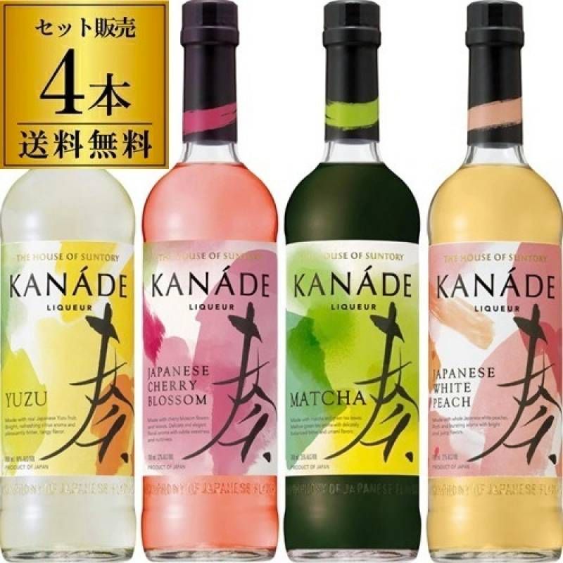 奏 KANADE 白桃 40度 700ml<br>サントリー リキュール ジャパニーズ