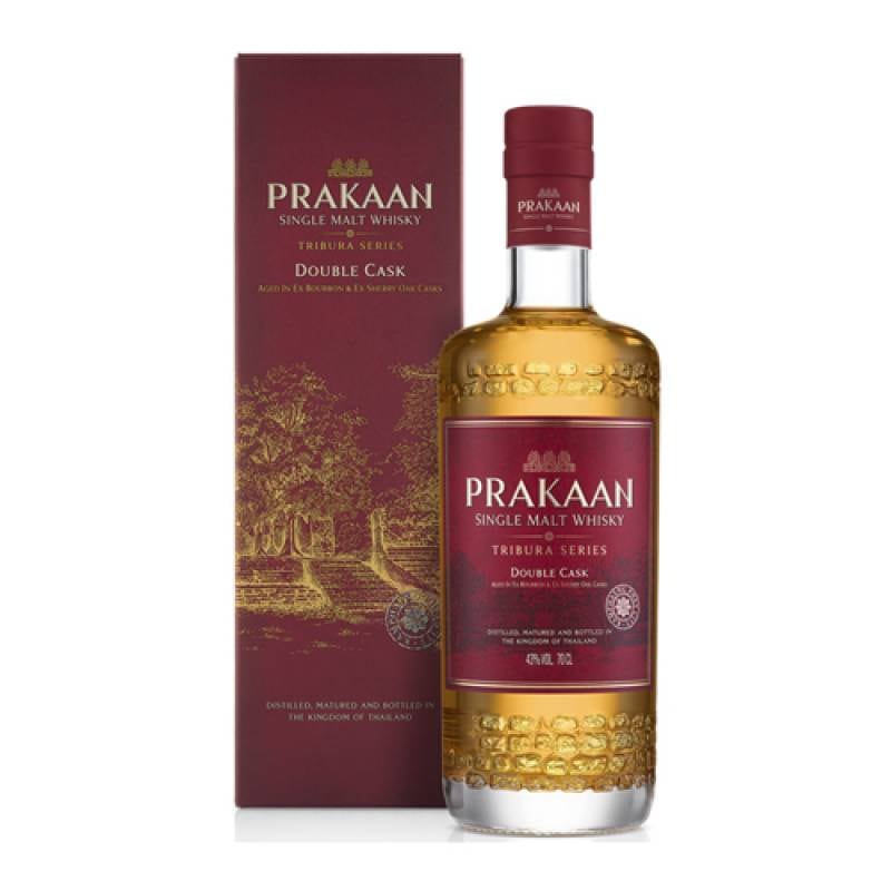 プラカーン シングルモルト ダブルカスク 43度 700ml<br>バーボンカスク シェリーカスク タイ シングルモルト ウイスキー 長S