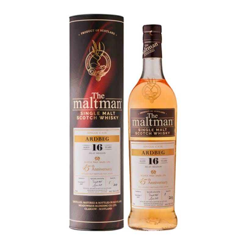 ザ モルトマン アードベッグ 16年 2007 スコッチモルト販売45周年記念
