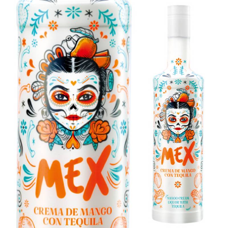 メックス マンゴークリーム テキーラ 700ml 17度 クリームリキュール スペイン クリームテイスト マンゴー リキュール カクテル パリピ酒 MEX CREAM TEQUILA 長S
