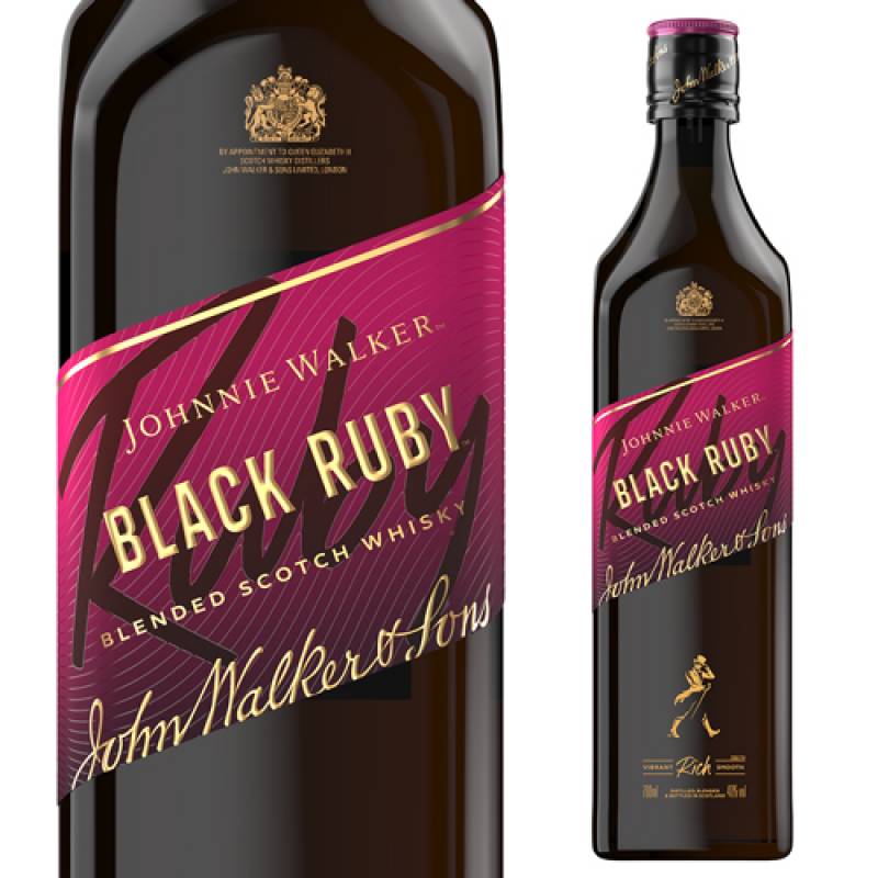 ジョニーウォーカー 3本セット ブラックルビー ブラック12年 レッド