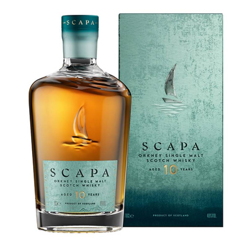 スキャパ 10年 48度 700ml EC先行発売 スコッチ シングルモルト ウイスキー アイランズ オークニー島 箱付 正規 長S