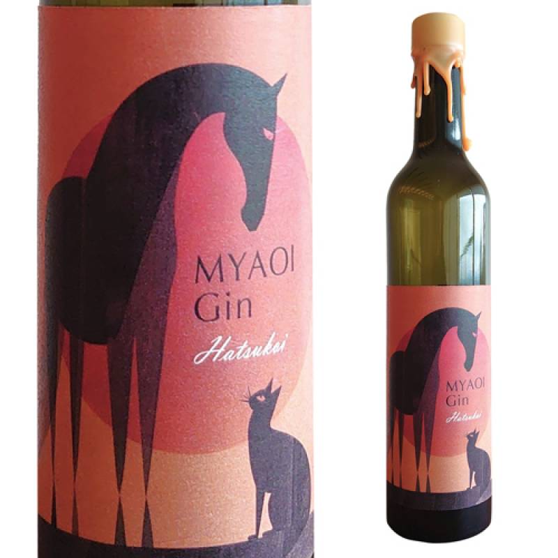 MYAOI Gin Hatsukoi 初恋 46度 500ml<br>ミャオイ マオイ 北海道 馬追