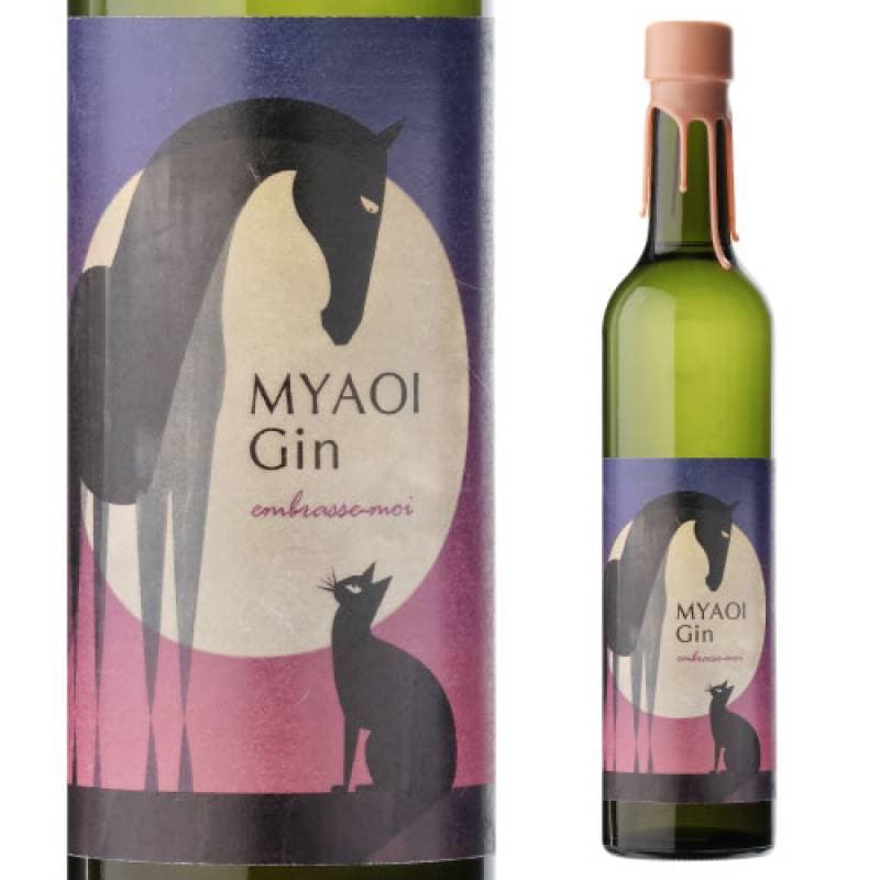MYAOI Gin embrasse moi アンブラス モア 43度 500ml<br>ミャオイ マオイ 北海道 馬追蒸溜所 ジン クラフトジン 長S