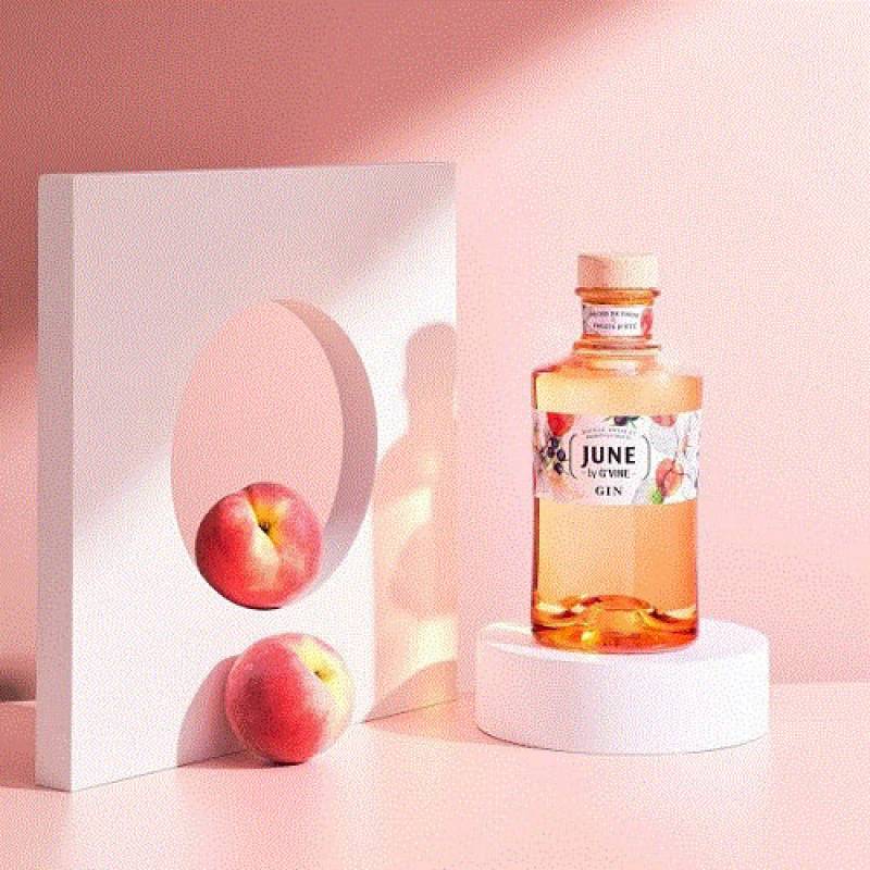 ジューン ジン リキュール ピーチ 37.5度 700ml<br>ジーヴァイン GVine