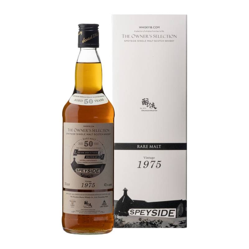 オーナーズセレクション スペイサイド 50年 ドランケンマスターボトル 42.9度 700ml 国内30本限定 閉鎖蒸溜所 スペイサイド シングルモルト ボトラーズ ウイスキー 虎S
