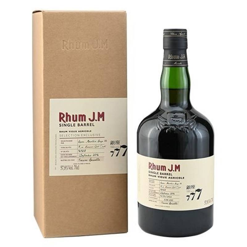 ラム JM 2016 FOR GINZA 777 700ml 57.8度 RUM RHUM ラム酒 フランス海外県アンティル諸島 シングルカスク アメリカンオーク 長S