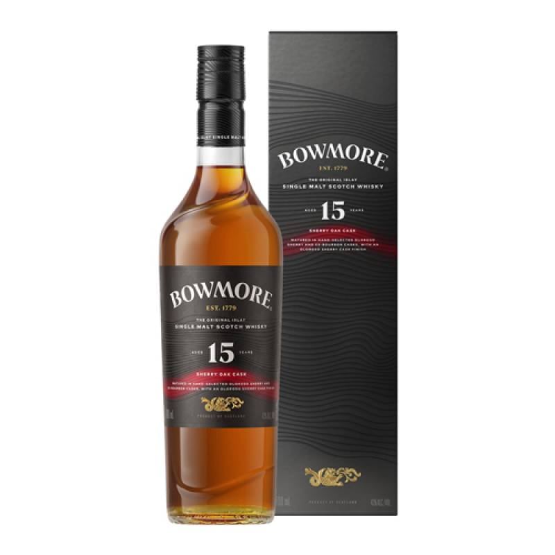 ボウモア シェリー 15年 700ml 43度 正規 日本初上陸 ウイスキー スコッチ シングルモルト アイラ Whisky  箱入 長S 