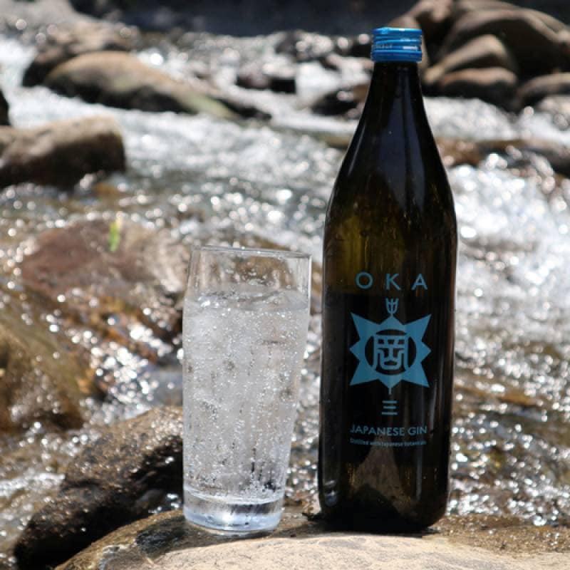 OKA GIN 三 43度 900ml ジン 国産 日本 熊本 堤酒造 gin 長S