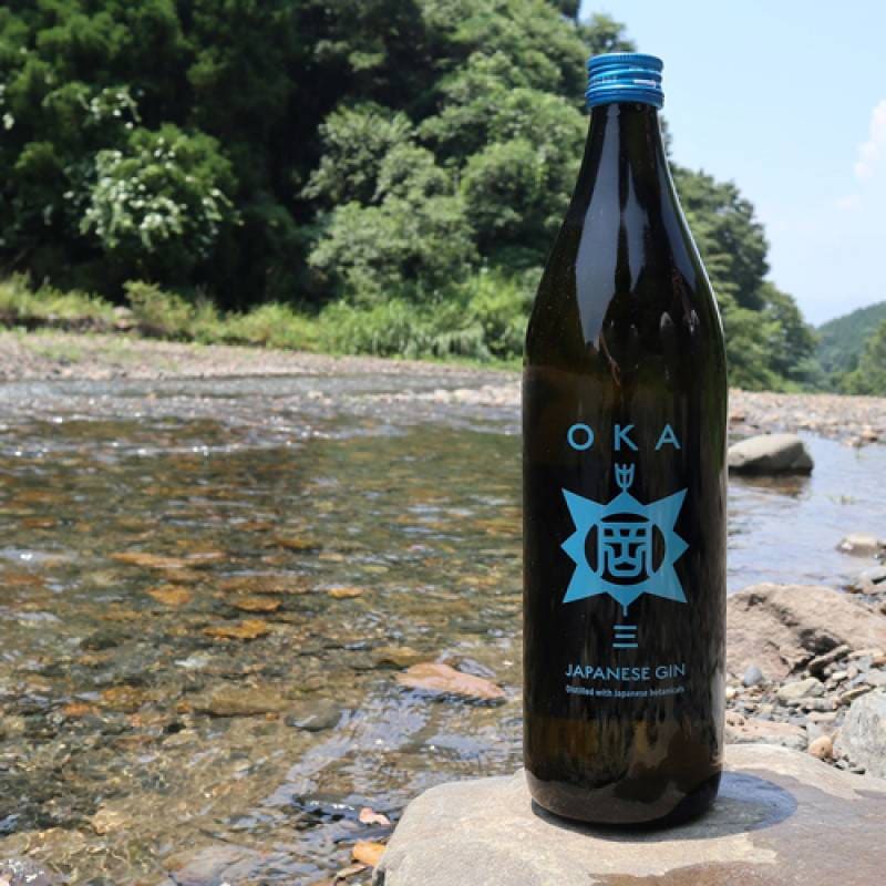 OKA GIN 三 43度 900ml ジン 国産 日本 熊本 堤酒造 gin 長S 父の日