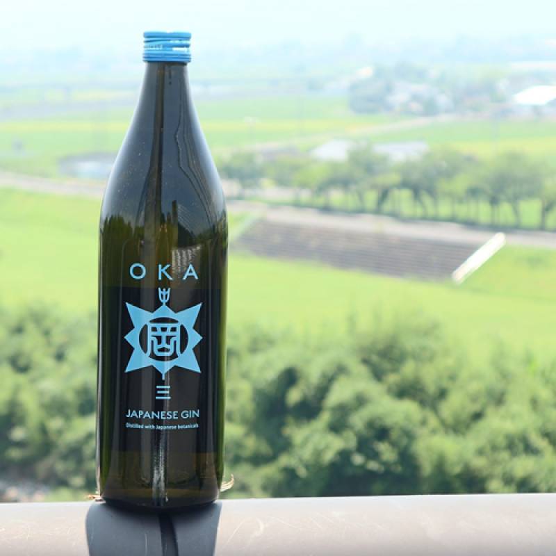 OKA GIN 三 43度 900ml ジン 国産 日本 熊本 堤酒造 gin 長S 父の日
