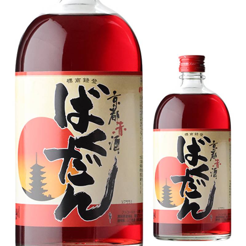 京都赤酒 ばくだん 20度 720ml<br>京都 ご当地カクテル サンムーン B級