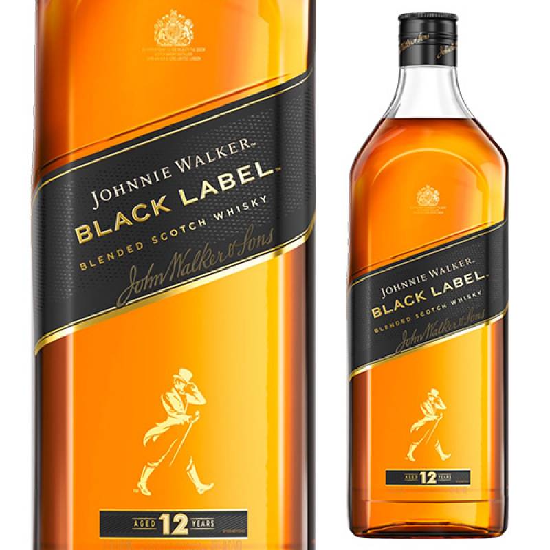 送料無料 ジョニーウォーカー 黒ラベル 12年 1750ml 40度 6本 ケース