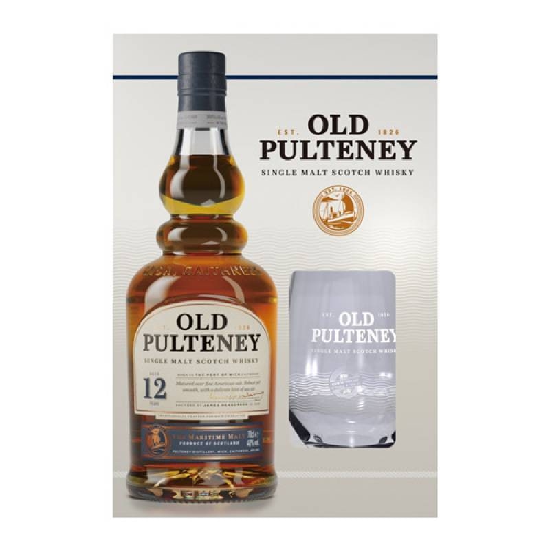 オールドプルトニー 12年 グラス付き 40度 700ml 数量限定 スコッチ ハイランド シングルモルト ウイスキー 長S