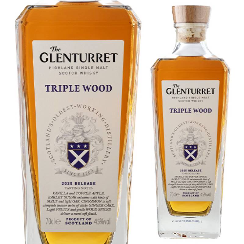 グレンタレット トリプルウッド 2025 リリース 46度 700ml スコッチ