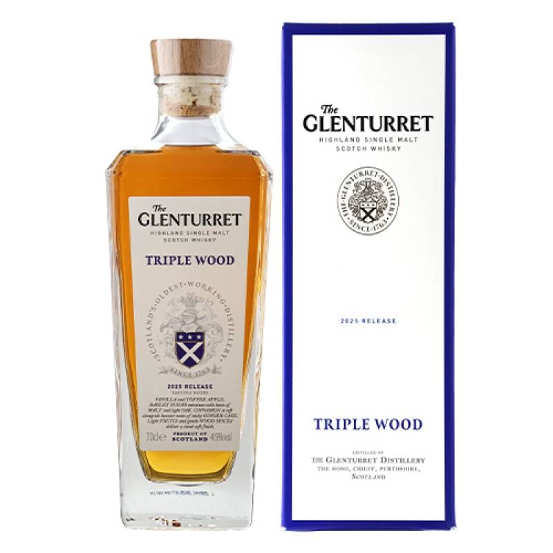 グレンタレット トリプルウッド 2025 リリース 46度 700ml スコッチ