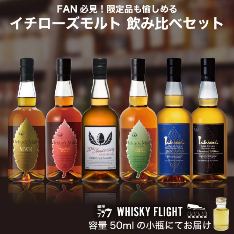 イチローズモルト 50ml×6本 飲み比べ セット 量り売り ブレンデッド