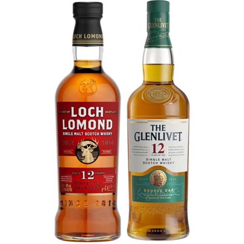 送料無料 グレンリベット 12年 ロッホローモンド 12年 シングルモルト