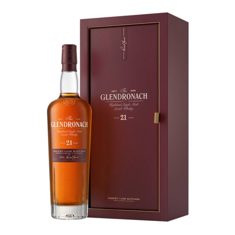 グレンドロナック 21年 700ml 48度 PXシェリー樽 オロロソシェリー樽 スコッチ ウイスキー ハイランド シングルモルト 長S