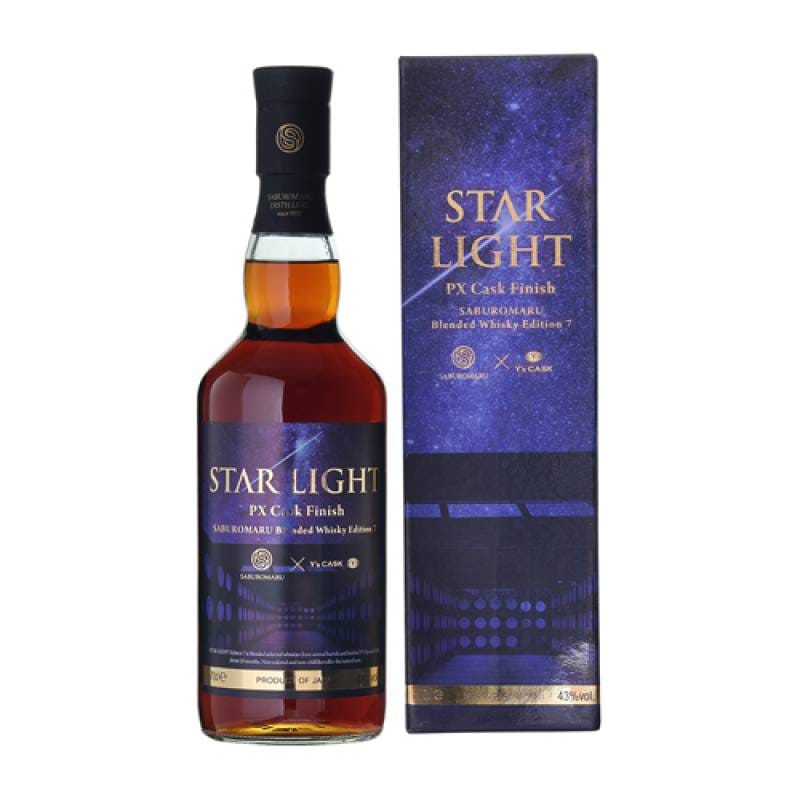 STAR LIGHT PXシェリーカスクフィニッシュ Y'sカスク 700ml 43度 ペドロヒメネス シェリー樽 三郎丸蒸留所 若鶴酒造 富山県 スターライト 日本 ブレンデッド ウイスキー 長S