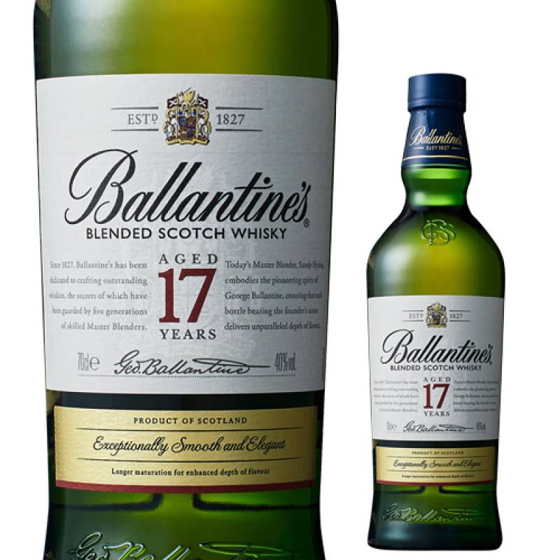 送料無料 バランタイン 17年 40度 750ml 6本ケース販売<br>【箱付き
