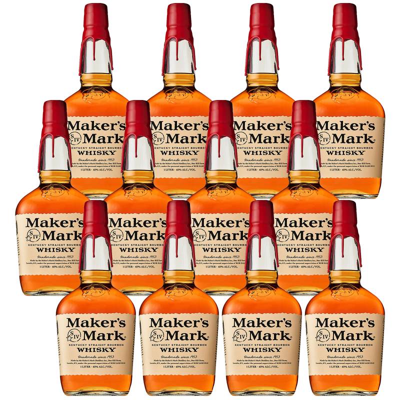 送料無料 メーカーズマーク レッドトップ 45度 1000ml (1L) 12本セット