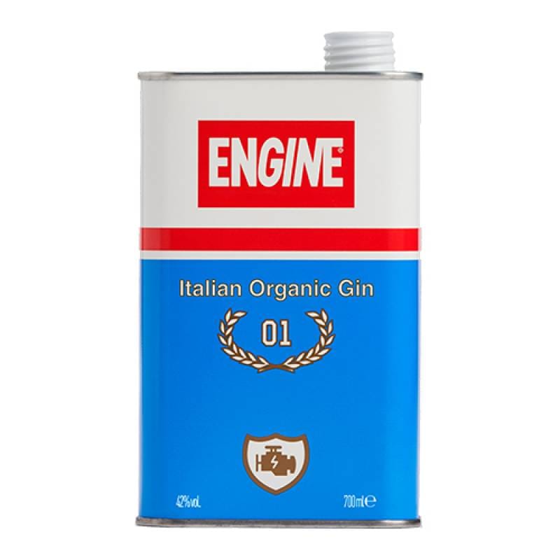 エンジン オーガニック ジン 700ml (750mlサイズよりリニューアル) 42度<br>Engine Pure Organic Gin イタリア ピエモンテ 州 バルバレスコ村 産 EUオーガニック認証マーク 長S 