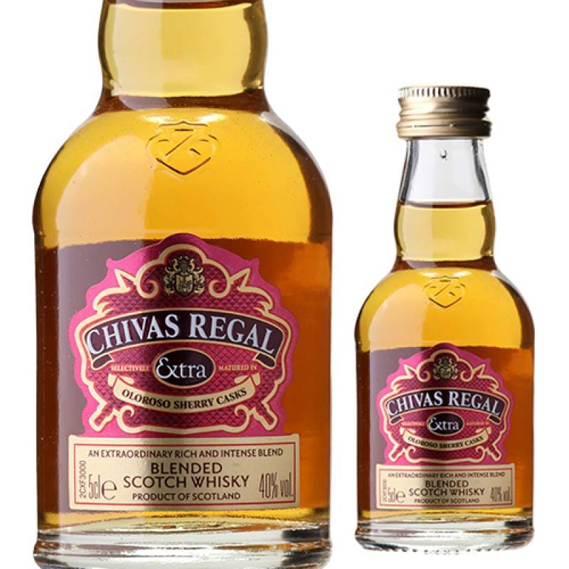 シーバスリーガル エクストラ 40度 50ml ミニチュアボトル スコッチ ウイスキー ブレンデッド chivas regal scotch whisky 長S