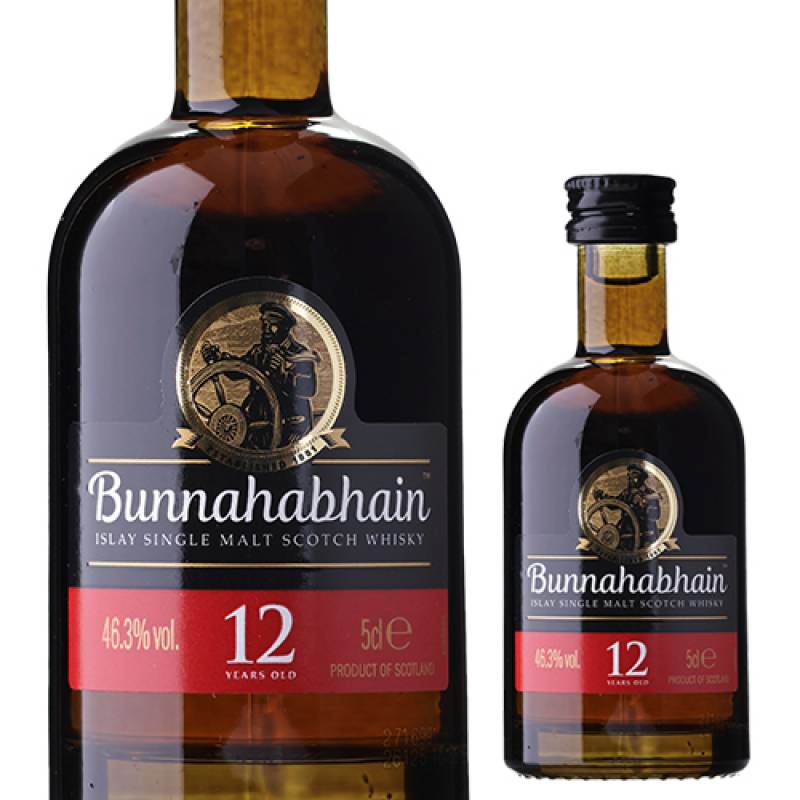 ブナハーブン 12年 46度 50ml ミニチュアボトル ウイスキー アイラ シングルモルト bunnahabhain whisky 長S