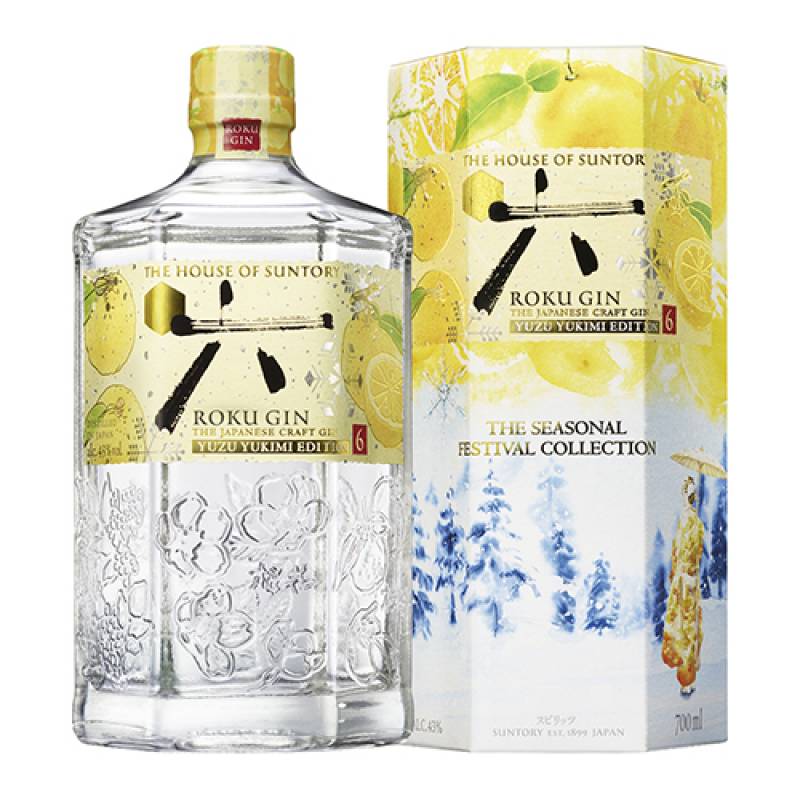 個別サイン会 ラキ ジンジン 数量限定 サントリー ROKU ＜六＞ YUZU YUKIMI EDITION 700ml 43度