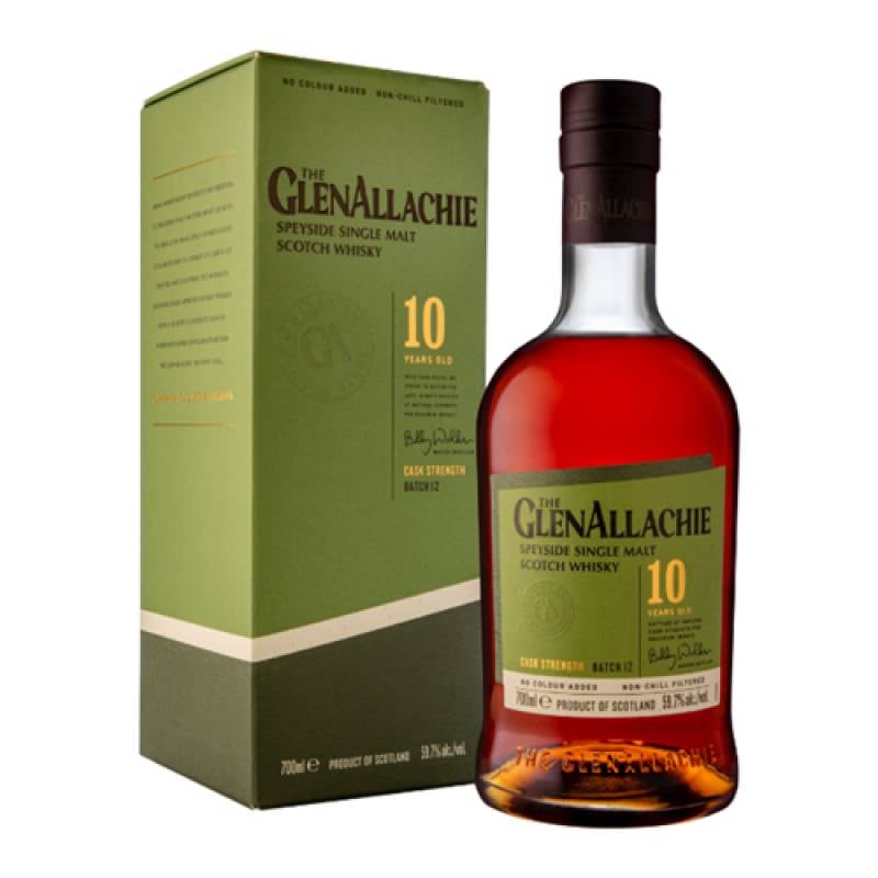 グレンアラヒー 10年 カスクストレングス バッチ12 700ml 60度<br>スコットランド スペイサイド シングルモルト GlenAllachie whisky 長S