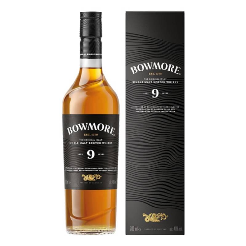 ボウモア 9年 正規 700ml 40度 ウイスキー スコッチ シングルモルト