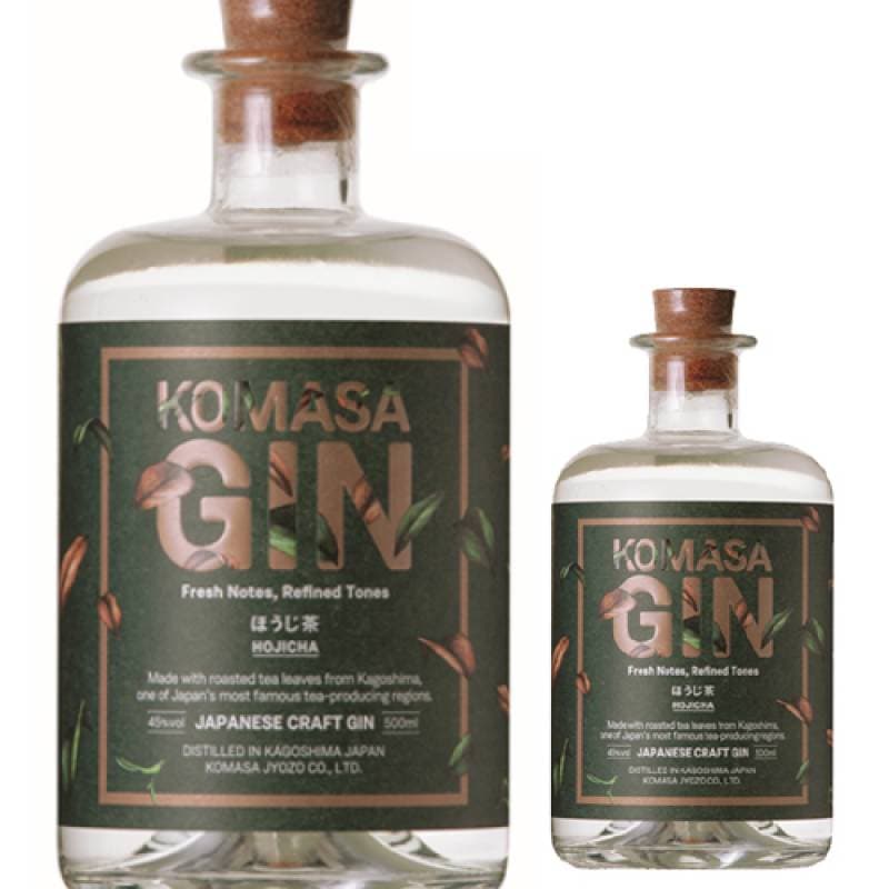 こじこじ★LABA限定　アーシングパッドS コマサジン ほうじ茶 45度 500ml 専用カートン付<br> 鹿児島県 こまさ