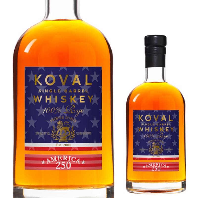 コーヴァル ライウイスキー アメリカ建国250年記念ボトル 50度 750ml<br>ウイスキー アメリカ KOVAL  長S