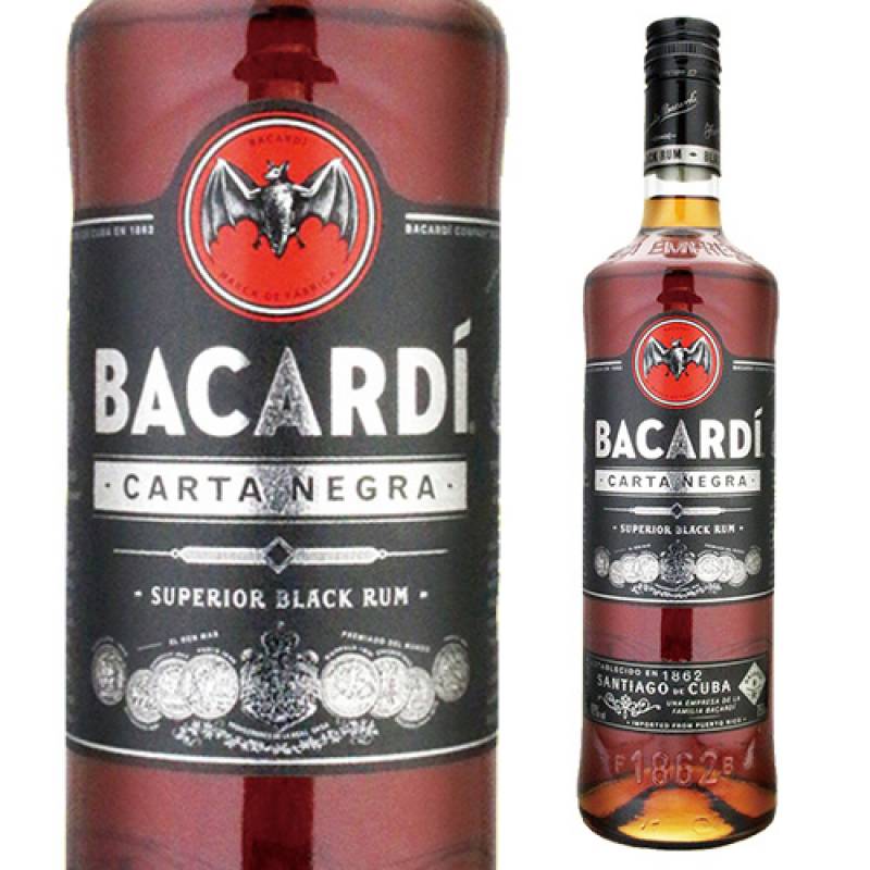 バカルディ ブラック ラム 700ml ラム RUM ラム酒 スピリッツ 長S