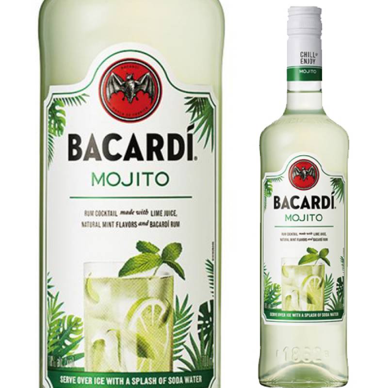 バカルディ クラシックカクテルズ モヒート<br>18度 700ml<br>［ラム］［リキュール］［モヒート］ ラム RUM ラム酒 スピリッツ 長S