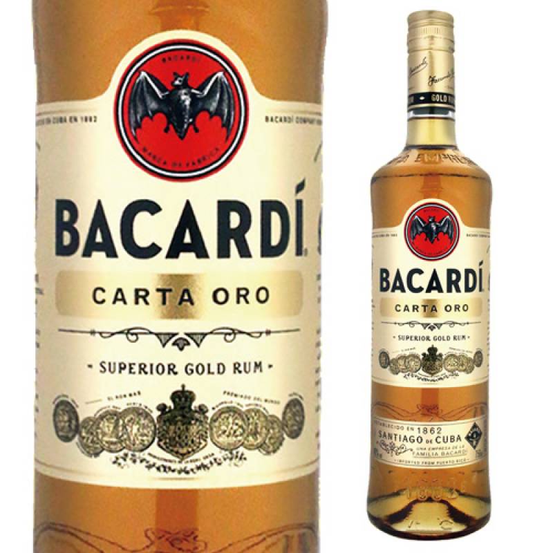 バカルディ ゴールド 40度 750ml<br>［ラム］［オロ］ ラム RUM ラム酒 スピリッツ 長S