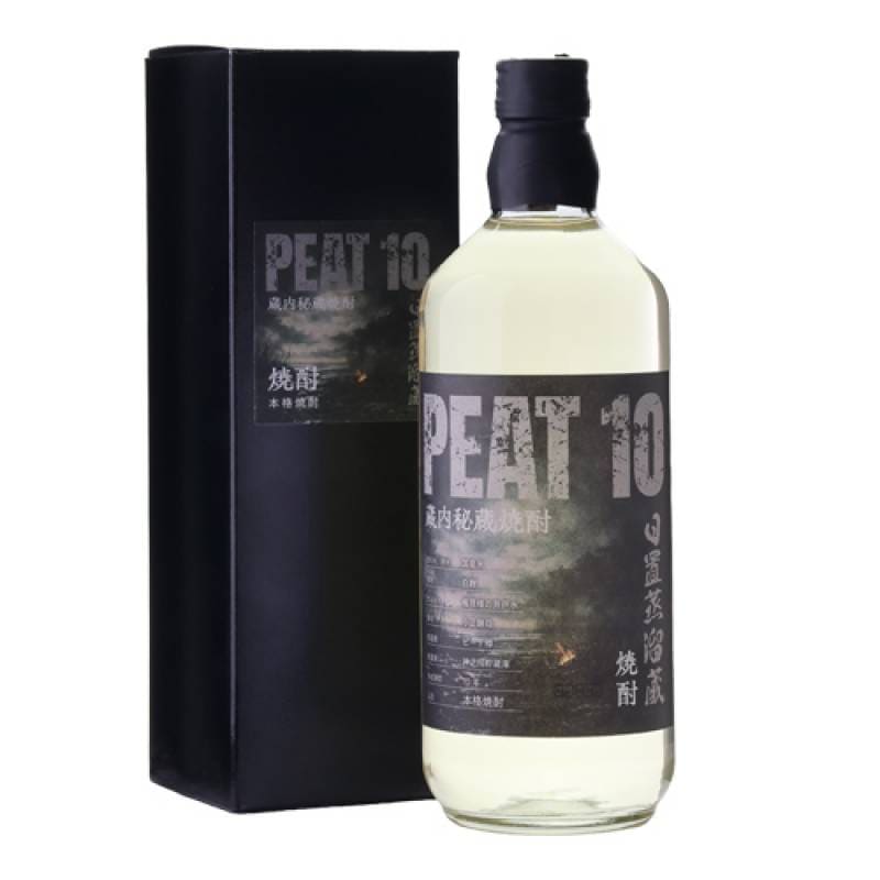 焼酎 米焼酎 日置蒸溜蔵 PEAT10 25度 720ml 10年熟成古酒 鹿児島県 小正醸造 嘉之助 こめ焼酎 古酒 長期熟成 スモーキー ピート 白麹 減圧蒸留 ギフト 贈物 贈り物 プレゼント 長S