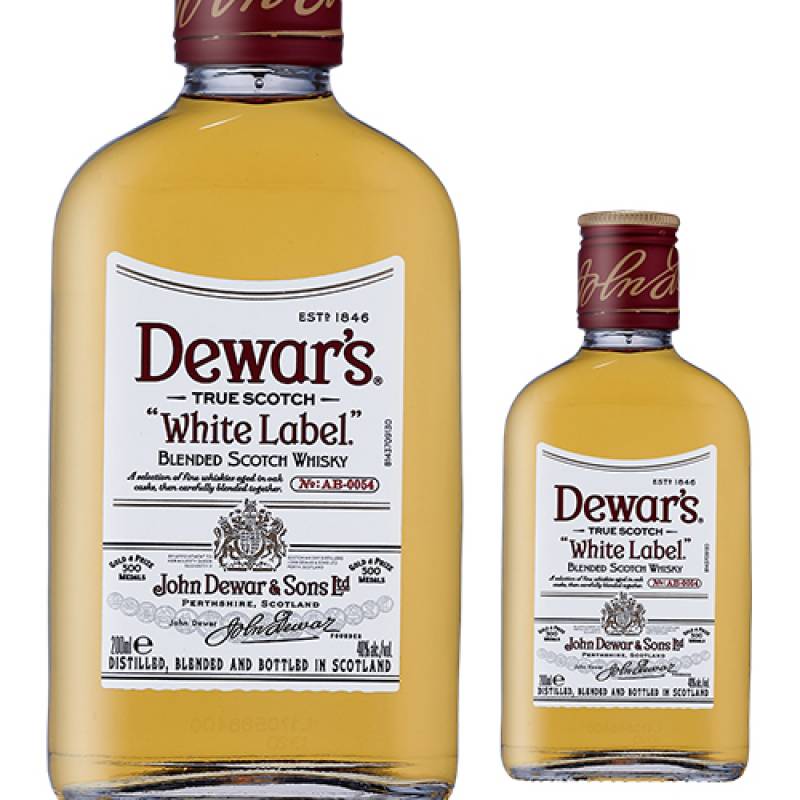 デュワーズ ホワイトラベル 200ml 40度 ミニチュアボトル スコッチ