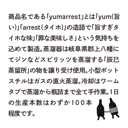 ヤマレスト オーディナリー ジン 500ml 45度 ワールドジンアワード 2025 金賞 yumarrest industrial GIN ordinary Motoki蒸研株式会社 ファーストリリース 京都 国産 クラフトジン 長S