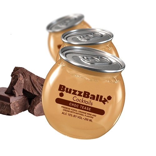 送料無料 バズボールズ 4本セット 200ml 15度 × 4本 新感覚カクテル RTD BuzzBallz 冷やしてそのまま カクテル リキュール パーティー 飲み会 SNS映え 長S