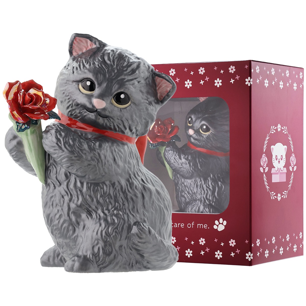 送料無料 正規品 梅酒 箱付き マンチカン ウィズブーケ ブラックスモーク 300ml 13度<br>陶器ボトル デキャンタ ポアラー付き バラ マンチカン 猫 ブラックスモーク BLACKSMOKE PLUM BAR ナイト クラブ ギフト プレゼント SNS インスタ映え 虎S