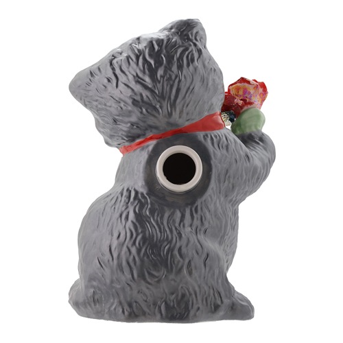 送料無料 正規品 梅酒 箱付き マンチカン ウィズブーケ ブラックスモーク 300ml 13度<br>陶器ボトル デキャンタ ポアラー付き バラ マンチカン 猫 ブラックスモーク BLACKSMOKE PLUM BAR ナイト クラブ ギフト プレゼント SNS インスタ映え 虎S