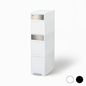ゴミ箱 シンプル 分別 3分別 北欧( 分別スイングステーション 3段 ) 分別スイングステーション 3段 リバーシブル木天板付き