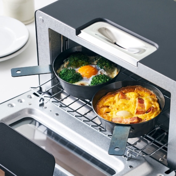 ライクイット オーブンで使える鉄カップ350ml　ブラック　like-it PAN-02