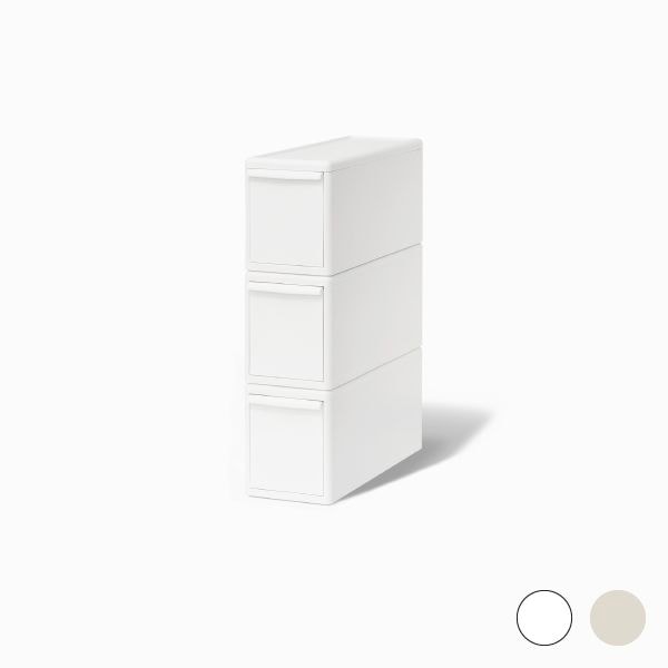 ライクイット 分別引出しステーション ワイド 3段（下段深型