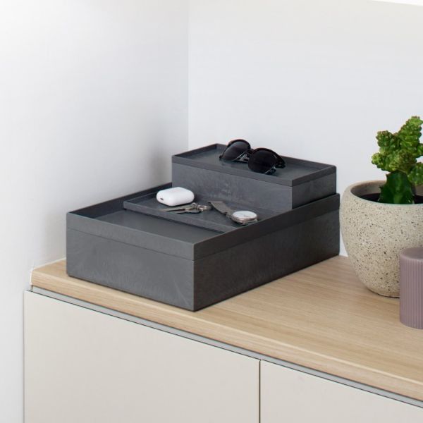 ライクイット タイディアップボックス D3725（ボックス深型）ブラック